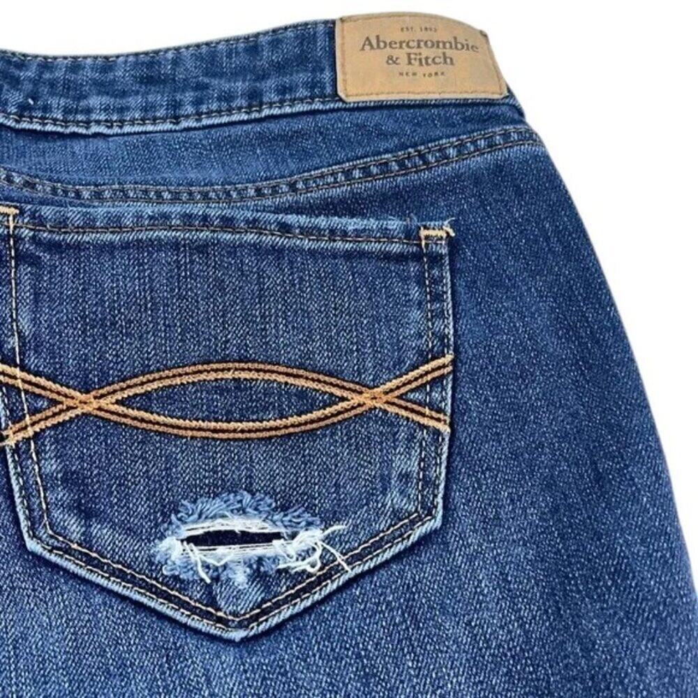 Abercrombie & Fitch Skinny Jeans Distressed Size 27 - Picture 3 of 11